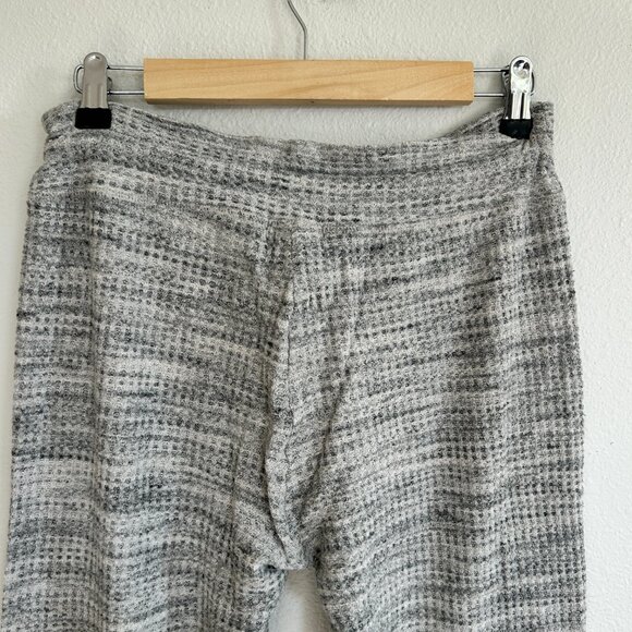 Beyond Yoga Jogger Pants S Gray Waffle Knit Lounge Sweatpants Drawstring - Picture 6 of 9